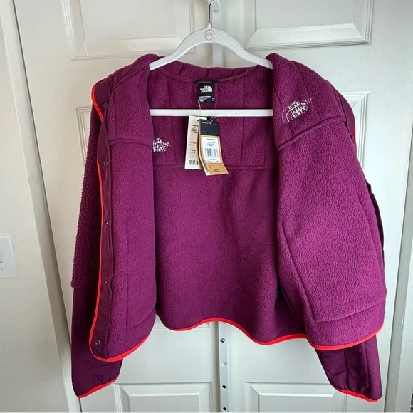 NWT The North Face Cragmont Purple Fleece Jacket size medium winter coat - Picture 10 of 16